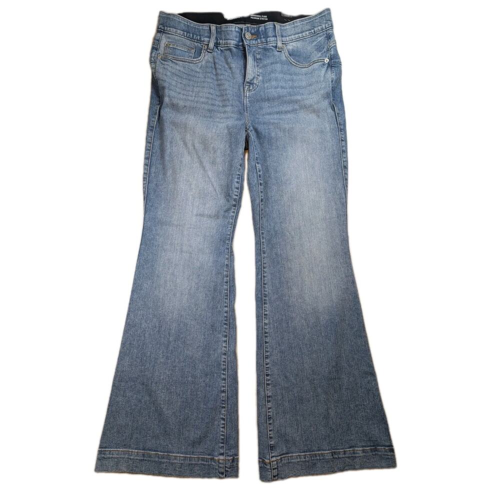 Torrid Bombshell Flare Jeans Womens 16R Premium Stretch NWT High Rise Curve